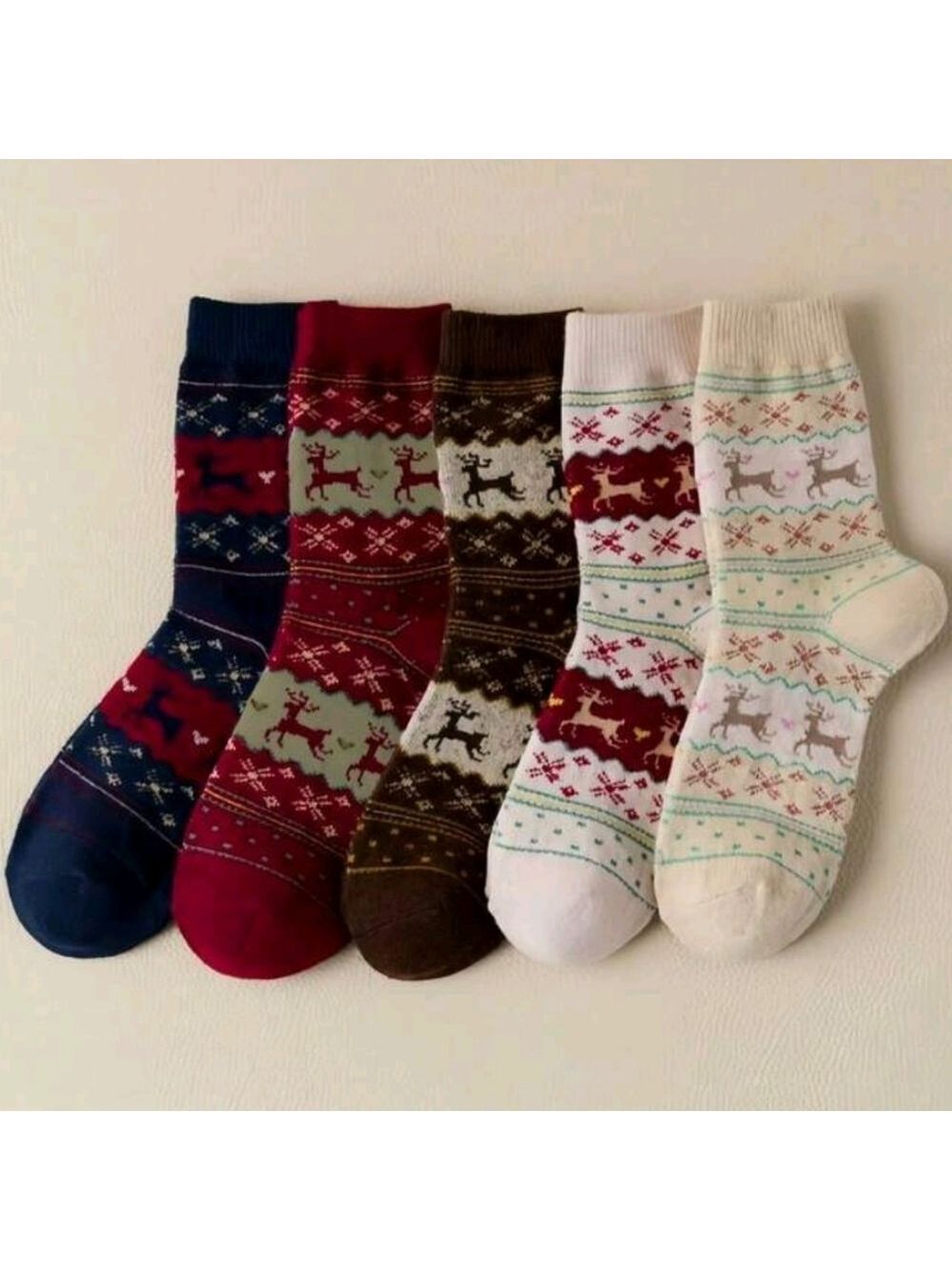 New 5 Pairs Women's Autumn/Winter socks - Picture 2 of 3